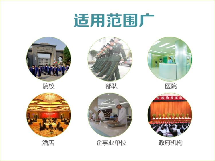 適用于酒店、餐飲飯店、學校食堂及企事業(yè)單位食堂